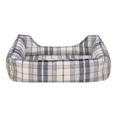 Pet Comfort Delta  Lacivert Kareli Kedi ve Köpek Yatağı XS 55x45cm thumbnail 3