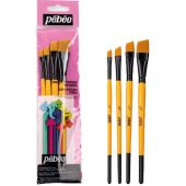Pebeo 4lü Yan Kesik Fırça Seti (1/4,3/8,1/2,5/8) SET-9 - 1