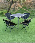 BÜYÜK MDF +4 PRATİK SANDALYE SET - 1