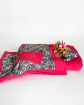 Pink Loves Köpek Uyku Takımı Minder Yastık Örtü Set - 1