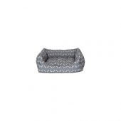 Pet Comfort Uniform Bone Gri-Beyaz Kedi ve Köpek Yatağı S 50x40cm thumbnail 2