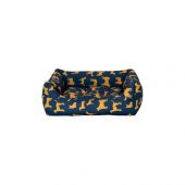 Pet Comfort Uniform Lacivert-Sarı Kedi ve Köpek Yatağı S 50x40cm - 1