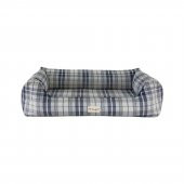 Pet Comfort Delta  Lacivert Kareli Köpek Yatağı L 105x80cm - 1