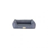 Pet Comfort Delta  Mavi Kareli Kedi ve Köpek Yatağı S 75x60cm - 2