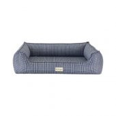 Pet Comfort Delta  Mavi Kareli Köpek Yatağı L 105x80cm - 2