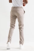 Ecer Slimfit Beli Lastikli İplikli İnce Yazlık Kumaş Jogger Pantolon - 5