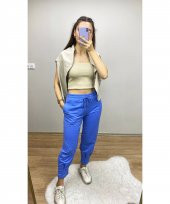 İki İplik İndigo Renk Eşofman Altı - 1