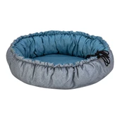 Pet Comfort Sunflower Kedi ve Köpek Yatağı Çift Taraflı Mavi/Gri 60cm thumbnail 1