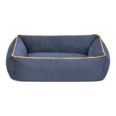 Pet Comfort Golf  Kedi ve Köpek Yatağı Parliament Mavi w Hardal Biye XS 55x45cm thumbnail 1