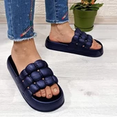 Sonimix 12701 Lacivert Hafif Rahat Günlük Havuz Plaj Kadın Terliği thumbnail 3