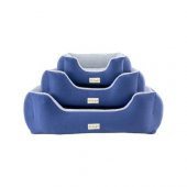 Pet Comfort Echo  Kedi ve Köpek Yatağı Mavi/Gri Peluş S 60x50cm - 1