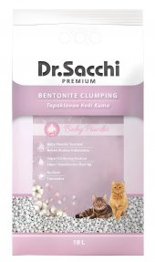 Dr.Sacchi Baby Powder Bentonit Kedi Kumu 10 Lt - 1