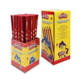 Play-Doh Oluklu Kırmızı Kalem 72li Stand - 1
