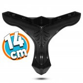 Mobilya Kanepe Masa Sehpa Puf Ayağı Siyah Baza Ayak 14 cm thumbnail 1