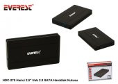 Everest HDC-270 Harici 2.5" Usb 2.0 Sata Harddisk Kutusu - 1