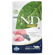 N&D Kuzu Ve Yaban Mersinli Yetişkin Kedi Maması 1,5 Kg - 1