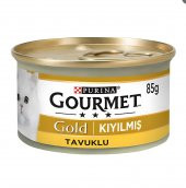 Gourmet Gold Tavuklu Yetişkin Kıyılmış Kedi Konservesi 85 Gr - 1