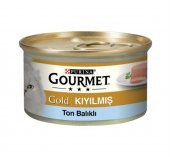 Gourmet Gold Ton Balık Yetişkin Kıyılmış Kedi Konservesi 85 Gr - 1