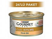 Gourmet Gold Hindi Etli Yetişkin Kıyılmış Kedi Konservesi 24x85 Gr - 1