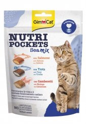 Gimcat Nutri Pockets Sea Mix Kedi Ödül Tableti 150 Gr - 1