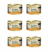 Gourmet Gold Hindi Etli Yetişkin Kıyılmış Kedi Konservesi 6x85 Gr - 1