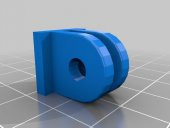 Çift Go Pro Bağlantısı Plastik Aparat - 1