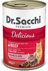 Dr.Sacchi Sığır Etli Kedi Konservesi 400 Gr - 1