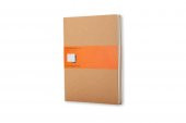 Moleskine Chaier 3lü Günlük Defter Çizgili L Boy 13x21 cm 80 Sayfa Kraft - 1