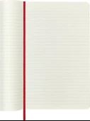 Moleskine Yumuşak Kapak Çizgili Defter L Boy 13x21 cm 192 Sayfa Kırmızı - 4