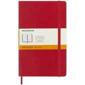 Moleskine Yumuşak Kapak Çizgili Defter L Boy 13x21 cm 192 Sayfa Kırmızı - 1