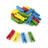 Lino Ahşap Mandal Renkli 45 mm 25 Adet - 1