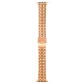 Gpack Apple Watch 4 5 40mm Kordon Mat Parlak Şerit Bakla Desenli Krd54 - 6