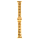 Gpack Apple Watch 4 5 44mm Kordon Mat Parlak Şerit Bakla Desenli Krd54 - 7