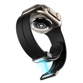 Gpack Apple Watch Ultra Kordon Ayalanabilir Mıknatıslı Mat Silikon Krd84 - 3