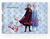 Keskin Color Frozen II 25x35cm 15yp Spiralli Resim Defteri / 300215-92 thumbnail 1
