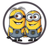 Sticker Master Minions Motorsiklet, Kask,Laptop Ve Araç Sticker Çıkartma Etiket 14x15 Cm - 1