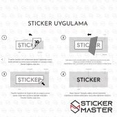 Sticker Master Sticker Oto Off Road 4x4 Cam Kaput Etiket Çıkartma 13 Adet 10 Cm thumbnail 3