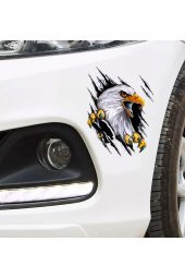 Sticker Master Şahin Kartal Motorsiklet, Kask , Laptop Ve Araç Oto Sticker Etiket Çıkartma 20x13 Cm - 4