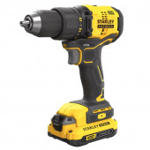 Stanley SBD710C2K 18V 1.5Ah V20 Lityum Çift Akülü Kömürsüz Darbesiz Matkap - 1