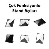 Coofbe Kalem Yerli Standlı Şeffaf Arka Kapak iPad Pro 12.9 Kılıf Tablet Kılıfı Manyetik iPad Pro 12.9 2022-2021-2020-2018 - 4