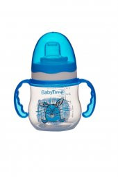 Mavi Damla Akıtmaz Kulplu Bardak Biberon 150 ml Bt106 - 1