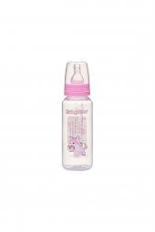 Baby Time Bt067 Silikon Damaklı Pp Kulplu Biberon 250 Ml - Pembe - 1