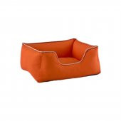Pet Comfort Alpha  Kedi ve Köpek Yatağı Turuncu w Beyaz Biye S 60x50cm - 2