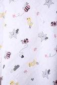 Müslin Örtü 85x90cm Uğur Böceği Desen Organik Hediyelik Emzirme Alt Açma Yenidoğan Puset Örtüsü - 4