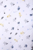 Müslin Örtü 85x90cm Uğur Böceği Desen Organik Hediyelik Emzirme Alt Açma Yenidoğan Puset Örtüsü - 2