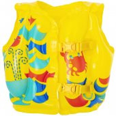 Telvesse 3-6 Yaş Çocuk Yüzme Yeleği Şişme Yüzücü Havuz Yelek Can Yeleği Sarı 41x30 cm - 3