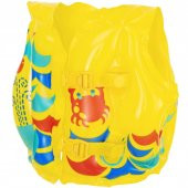 Telvesse 3-6 Yaş Çocuk Yüzme Yeleği Şişme Yüzücü Havuz Yelek Can Yeleği Sarı 41x30 cm - 4