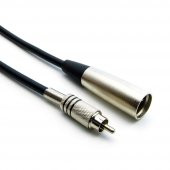 1x RCA to 1x XLR Erkek Mono Ses Kablosu 3 Metre - 1