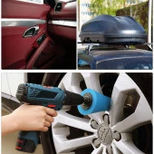 Rodex Konik Pasta Cila Oto Parlatma Polisaj Süngeri Aparatı Matkap Ucu Jant Temizlik Seti (3 PARÇA) - 2
