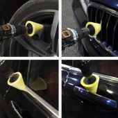 Rodex Konik Pasta Cila Oto Parlatma Polisaj Süngeri Aparatı Matkap Ucu Jant Temizlik Seti (3 PARÇA) - 3